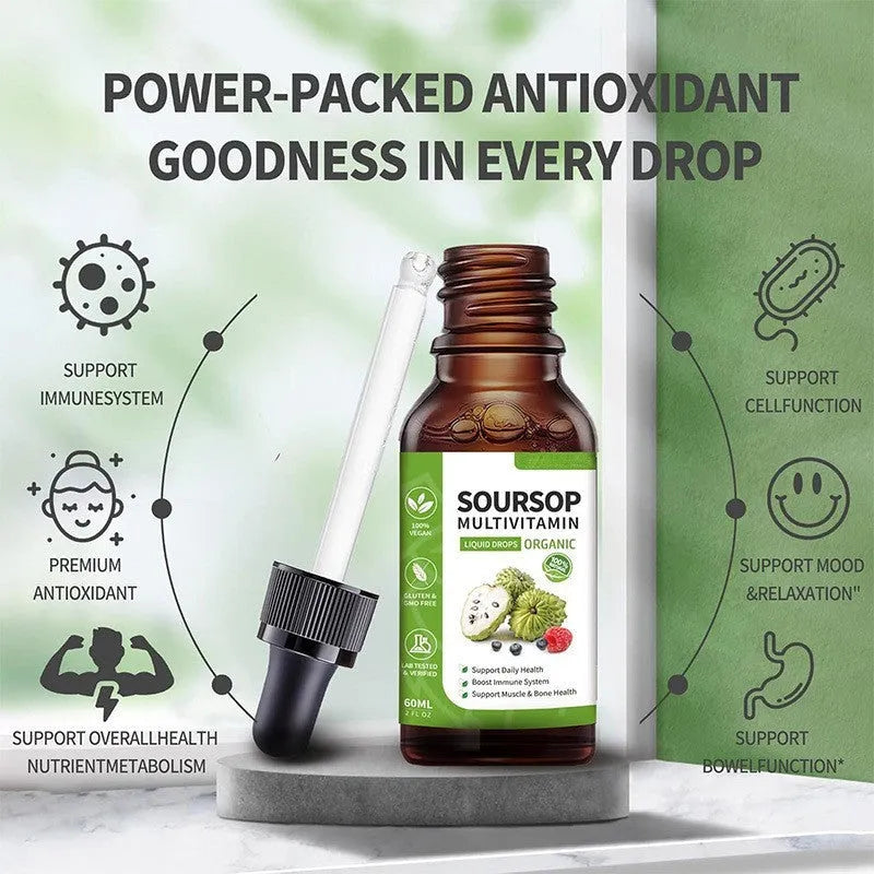 60ml bottle of prickly fruit and lychee flavoured sugar-free care drops for adults.