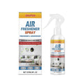 A single 237ml canister of clear air freshener spray with a blue actuator, labelled for odour control.