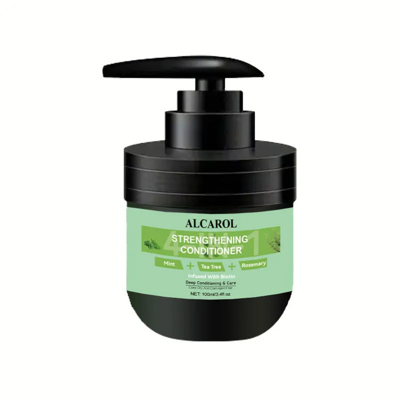 100ml bottle of Rosemary Conditioner Smooth and Refreshing for reducing hair breakage and improving hair toughness