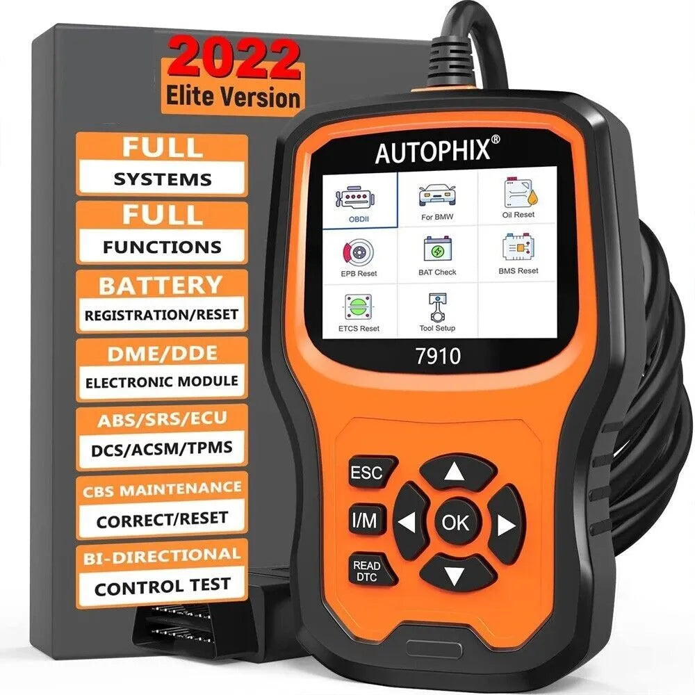 Autophix 7910 BMW and OBD2 automotive diagnostic scanner tool