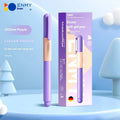 Blue plastic student posture correction pen in box packaging