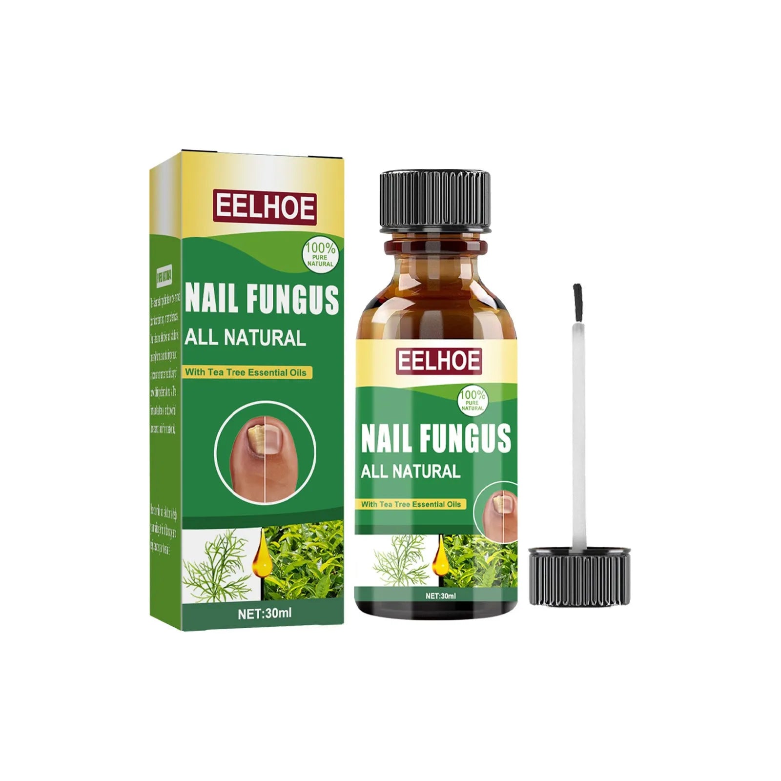 30ml bottle of tea tree oil foot and nail care repair liquid for thick soft nails