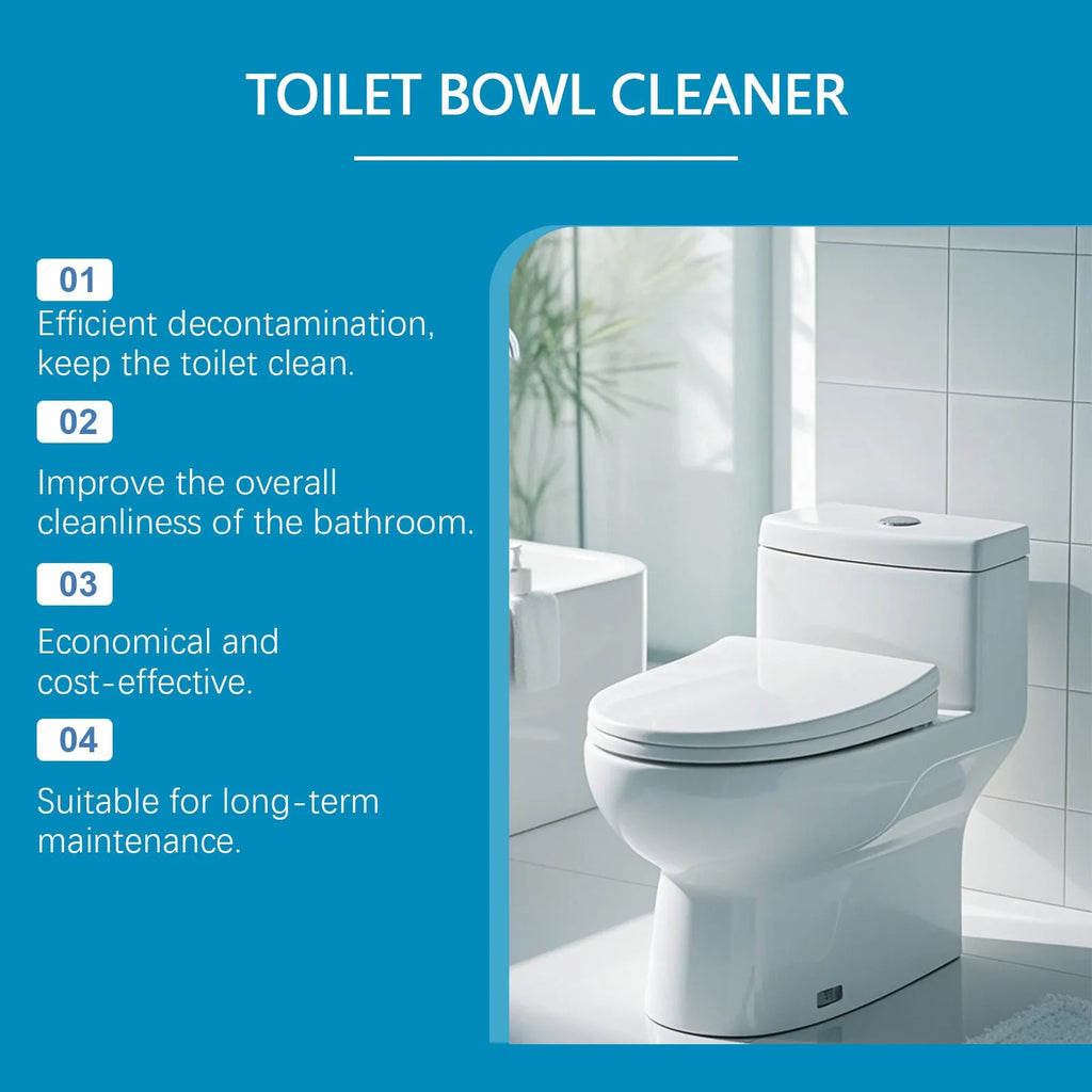 Four sachets of toilet cleaning powder for descaling and stain removal in a 120g pack
