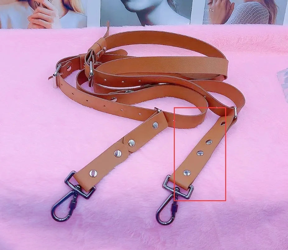 Leather camera strap lanyard with pin buckle in multiple colour options including red and black