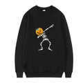 Women's printed long sleeve crew neck top in a cotton-polyester blend, shown in one of five available colours.