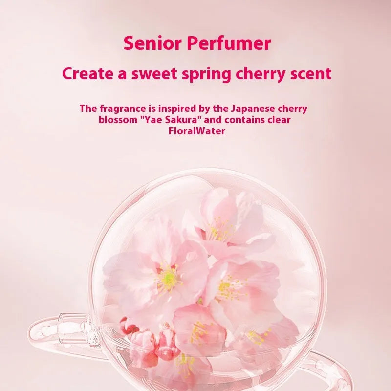 Sakura Cherry Blossom 500ml Shampoo, Conditioner and Shower Gel gift set