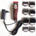 USB rechargeable hair clippers with stainless steel cutter head for adults and children.