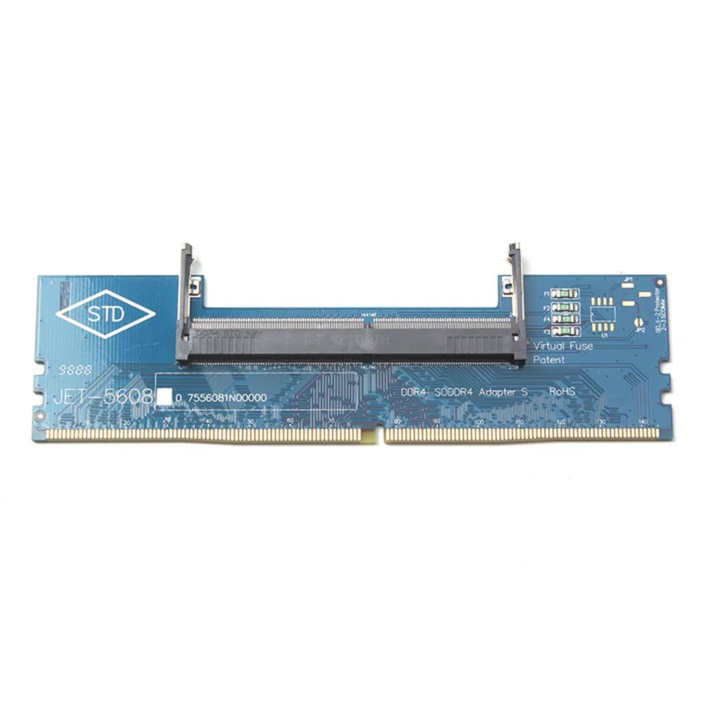 DDR4 laptop to desktop memory adapter card converting SO-DIMM to DIMM slot
