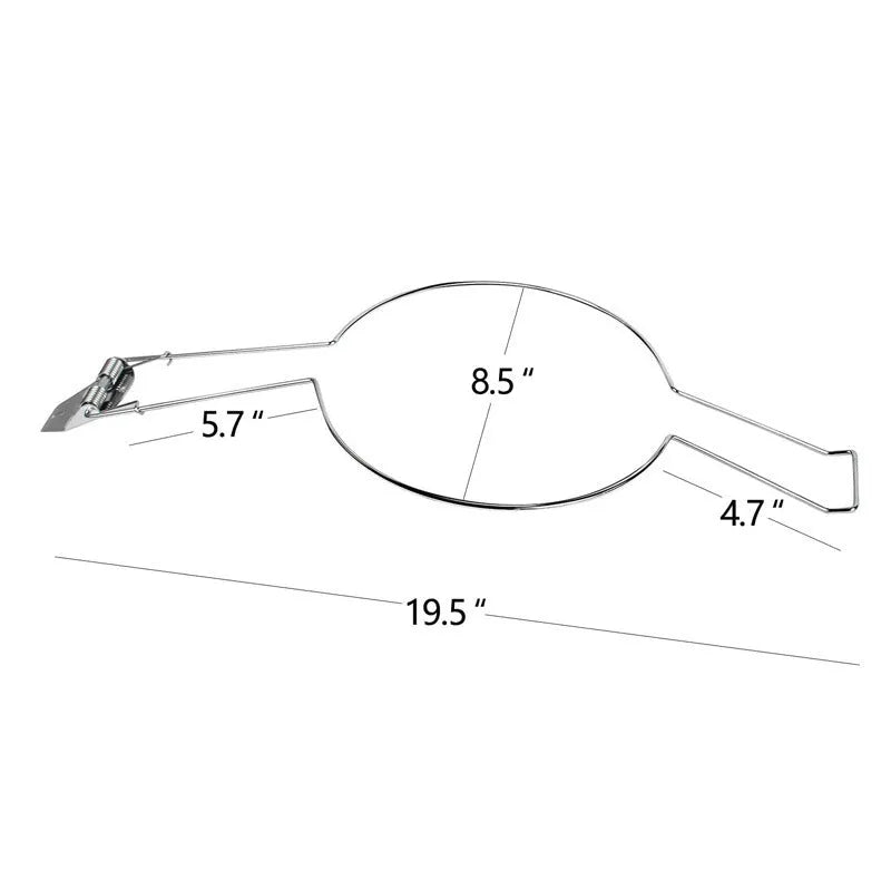 Brown chrome-plated metal car hat and coat stand for vehicle interior organisation