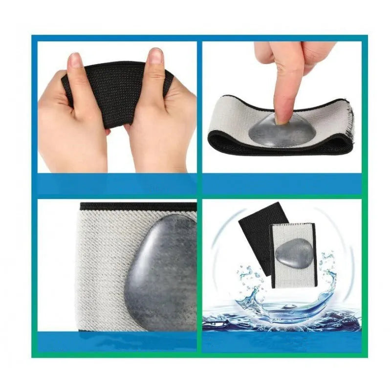 Flat foot support elastic bandage in heart style and ordinary style designs made from PU material