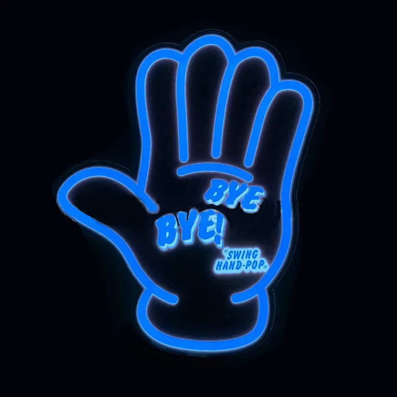 Self-adhesive luminous wall stickers with driver and connecting line for interior decoration