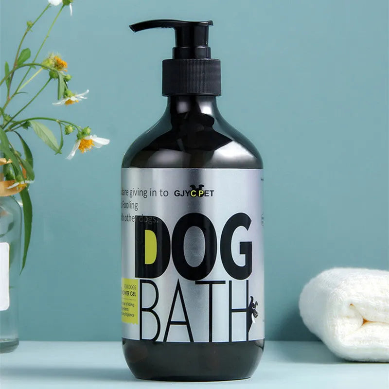 Dog Shower Gel 100ml antibacterial deodorant body wash for pets, plain style bottle