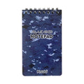 Waterproof spiral office notepad in camouflage colour with PP cover and stone paper pages