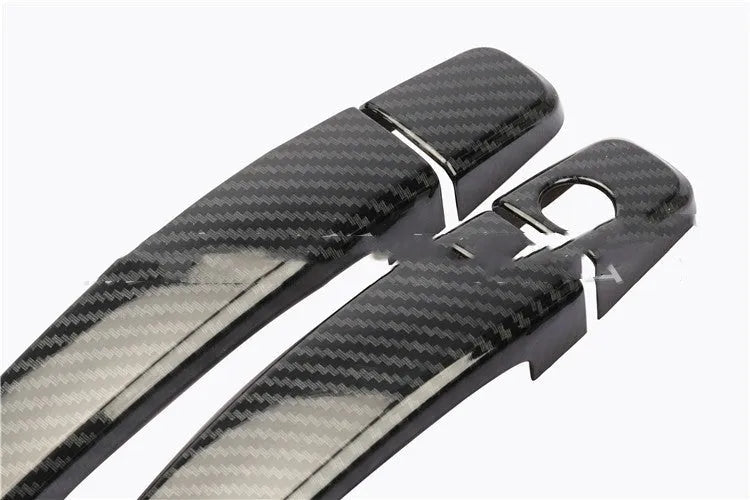 Carbon fibre pattern door handle cover for Opel Vauxhall Astra 2004-2015 models