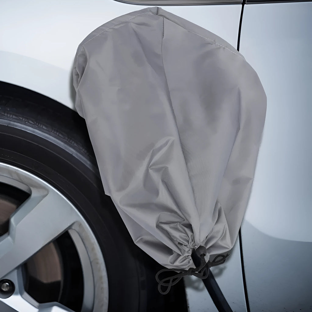 Waterproof charging port cover for electric vehicles in grey colour
