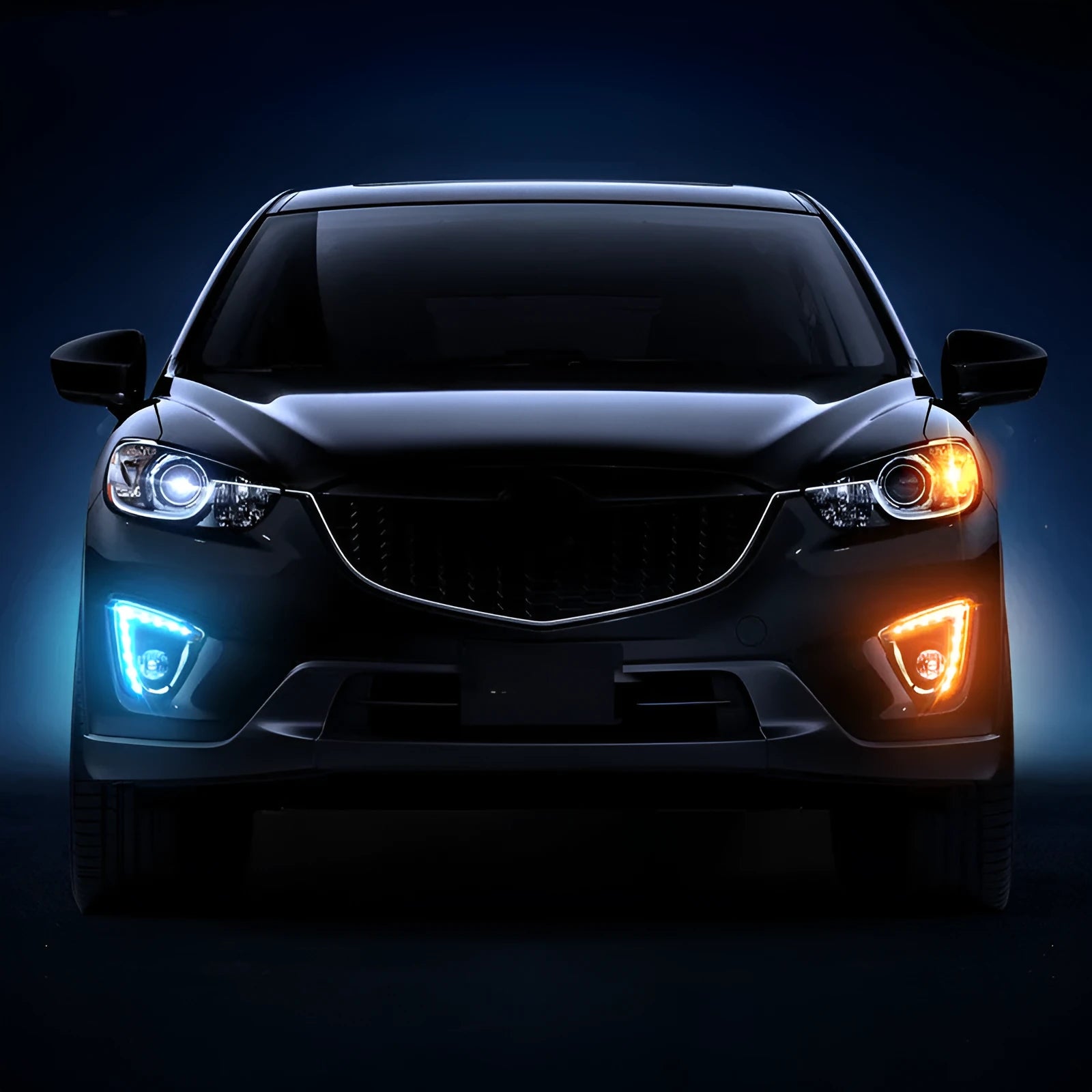 Mazda CX-5 LED daytime running light replacement bulbs with electroplated finish