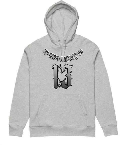 Fleece-lined hooded sweater pullover for team uniforms in multiple colours with loose fit
