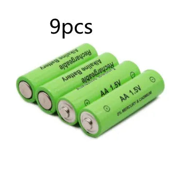 AA size 3000mAh alkaline rechargeable battery labelled 1.5V