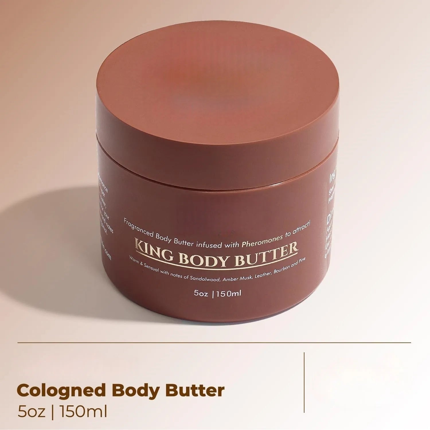 Moisturising nourishing delicate body cream in a 1pc pot, universal skin type body care kit