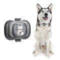 Black Pet GF-07 GPS locator device with hanging rope for pet collar attachment