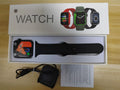 GT20 smartwatch with alloy case and silicone strap showing heart rate monitoring on screen.