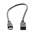 0.25m Micro USB female to Type-C male adapter cable for Android data transfer