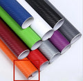 Roll of carbon fibre decorative sticker for cars in multiple colours, showing 3D stereo pattern