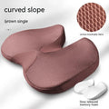 Curved bevel seat cushion for tailbone and anal support in solid colour options.