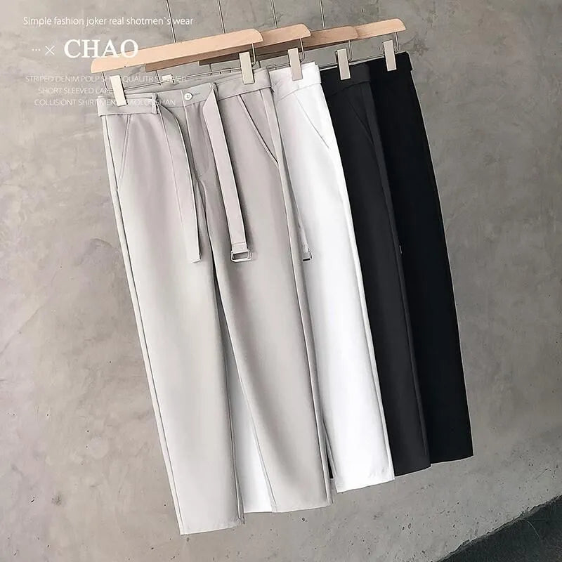 Boys slim straight wool blend trousers in tapered cut available in multiple sizes and colours