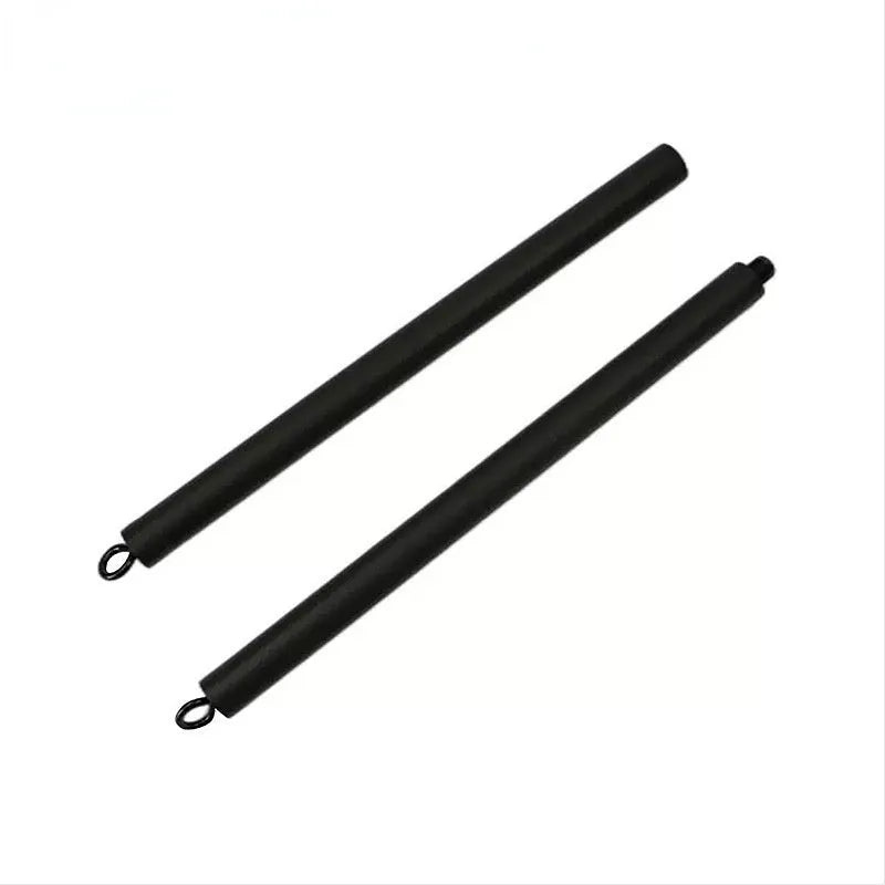 Two-segment push-and-pull rod fitness stick with pulling rope for yoga and Pilates home exercise
