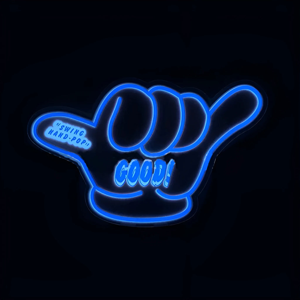Self-adhesive luminous wall stickers with driver and connecting line for interior decoration