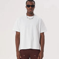 Men's tall versatile pure cotton T-shirt in loose fit with short sleeves available in multiple colours