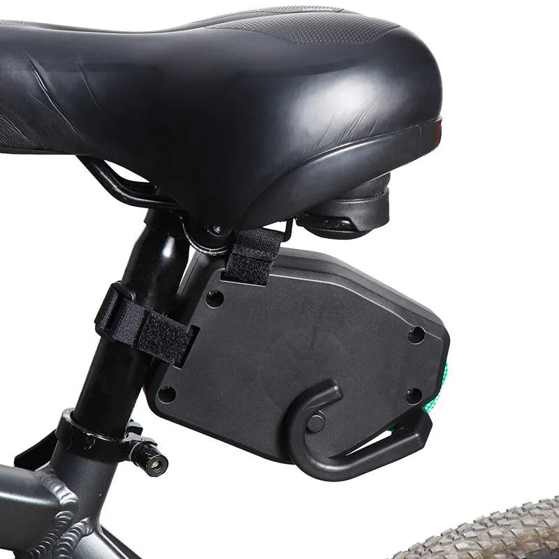 Black plastic and resin bicycle trailer traction rope for child trailers