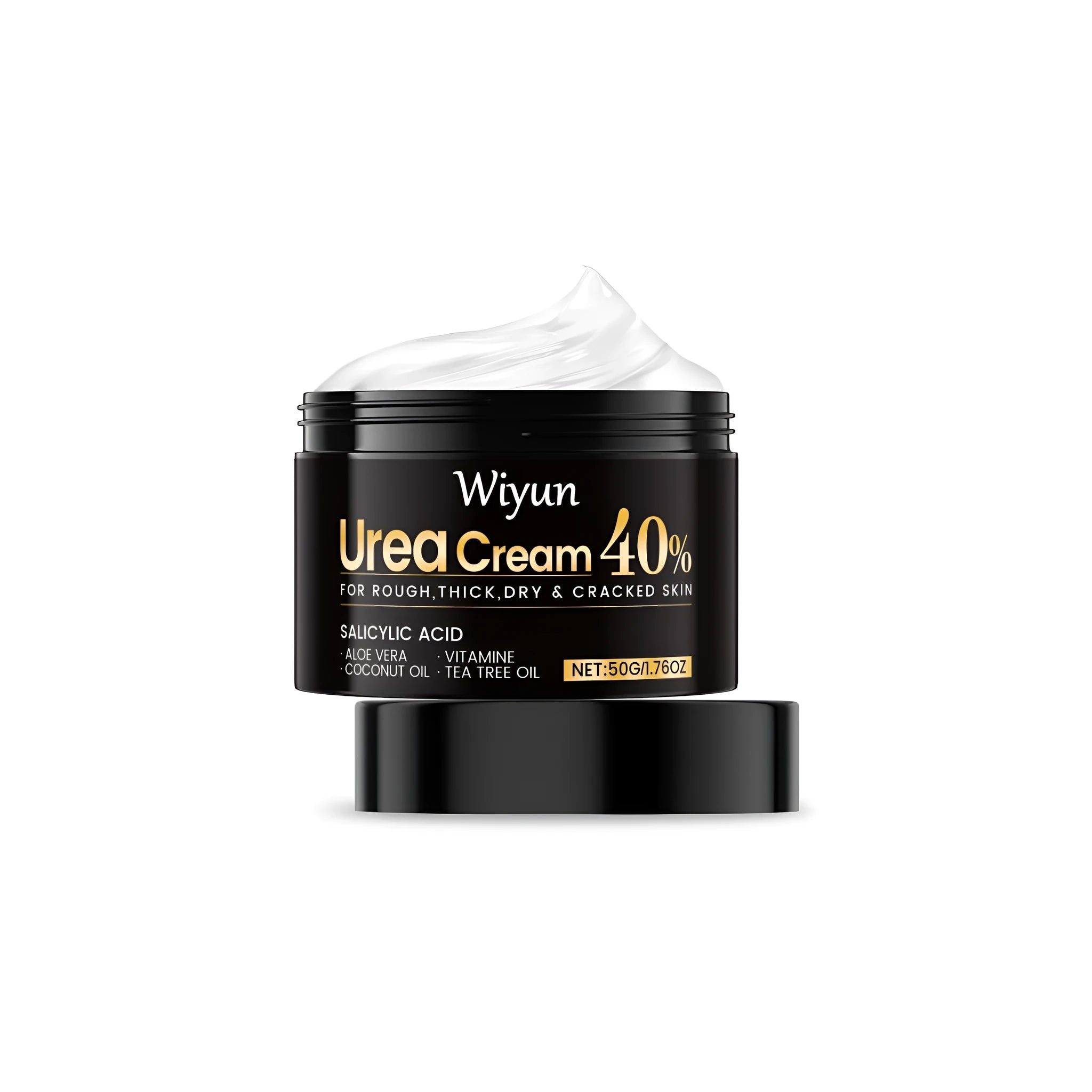 50g tube of 40% urea hand and foot care cream with salicylic acid and aloe vera