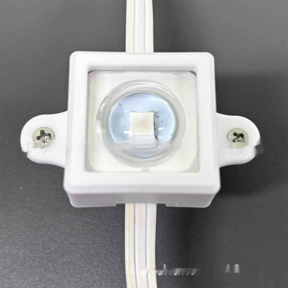 White plastic LED light fixed bracket protective lampshade with 1.7cm by 6cm dimensions
