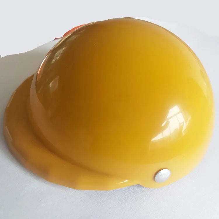 Plastic dog motorcycle helmet in pink colour showing solid design and structured form