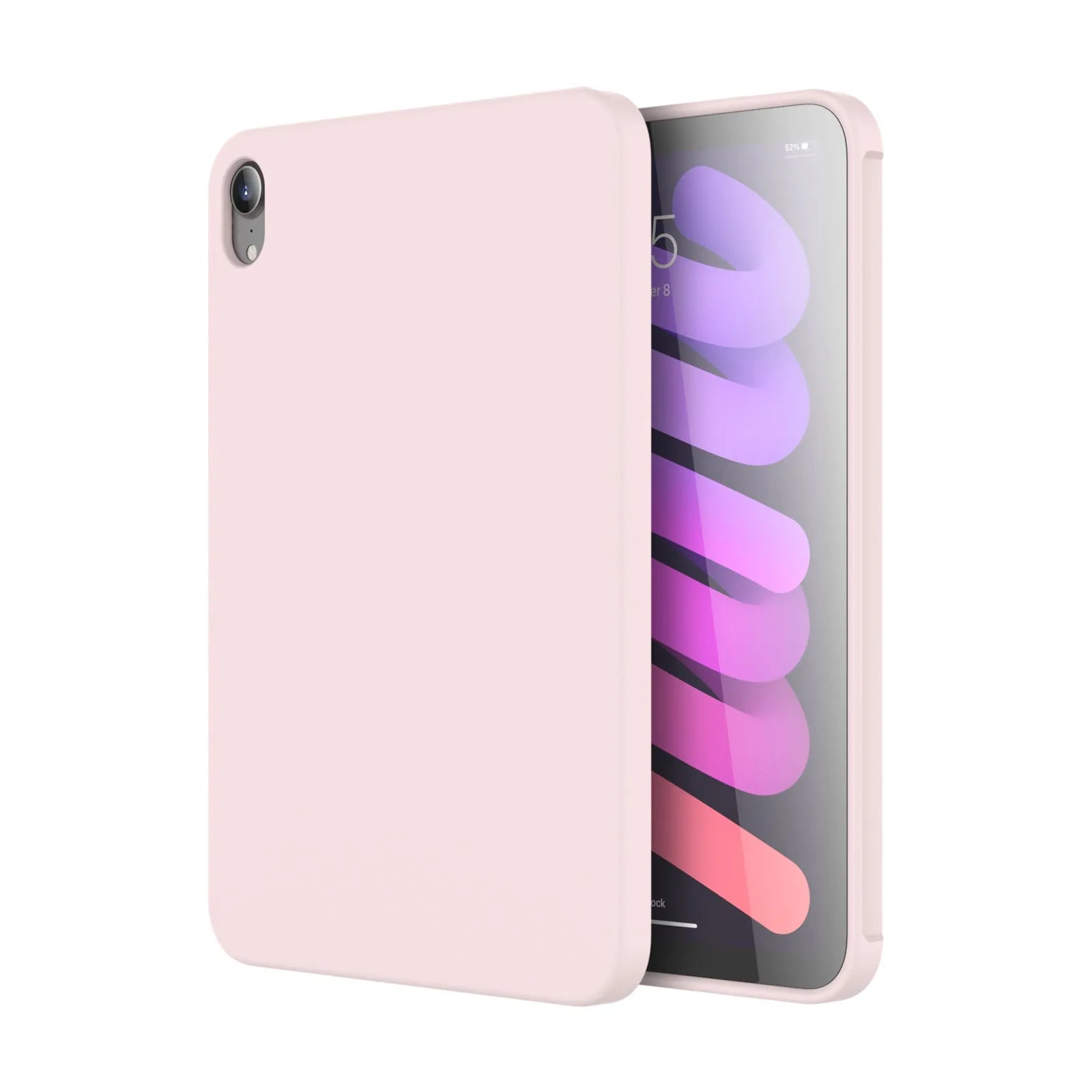 Liquid silicone tablet case in solid colour for iPad, back cover style with all-inclusive drop-resistant design
