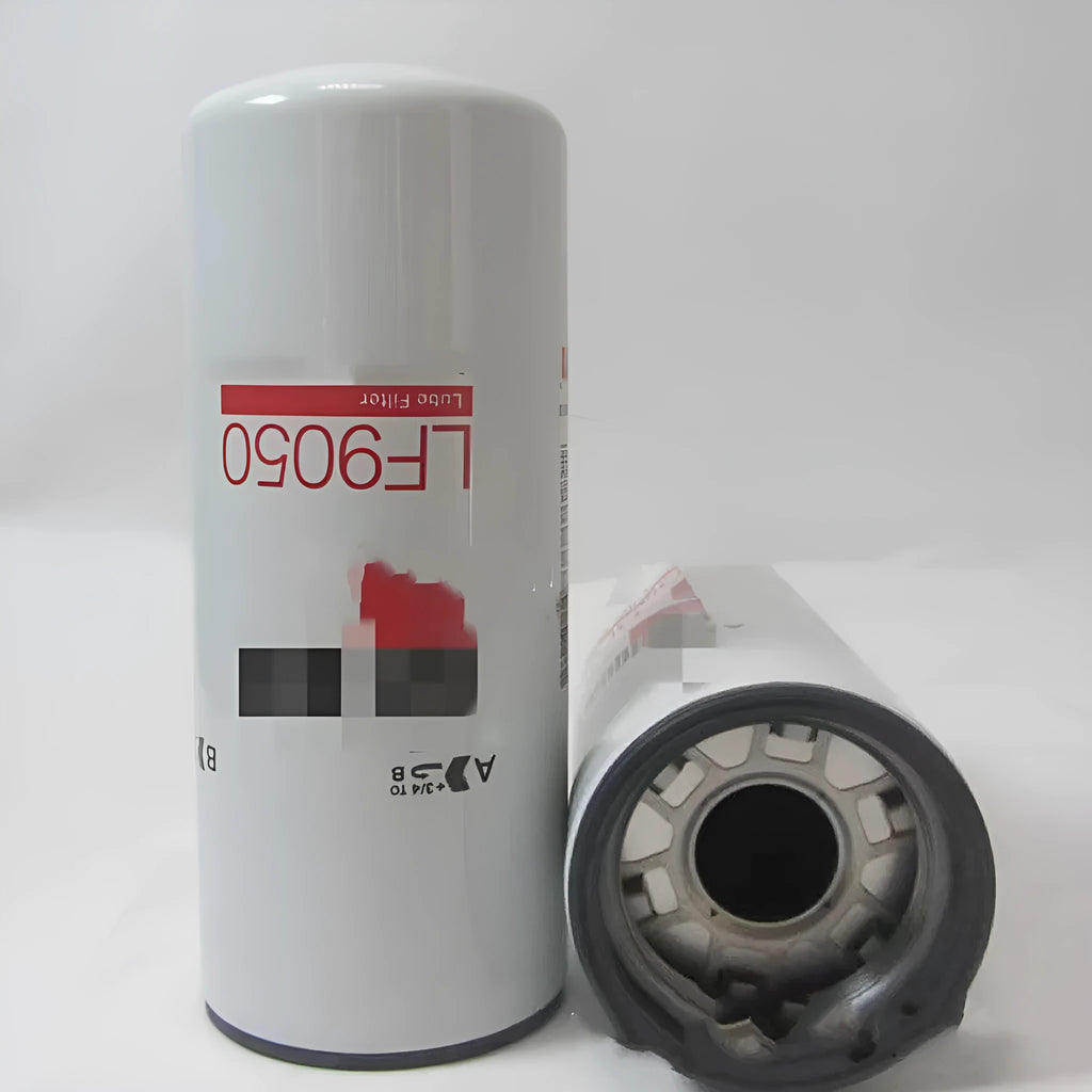White metal folding diesel filter element model FF5776 for automotive engine oil systems.