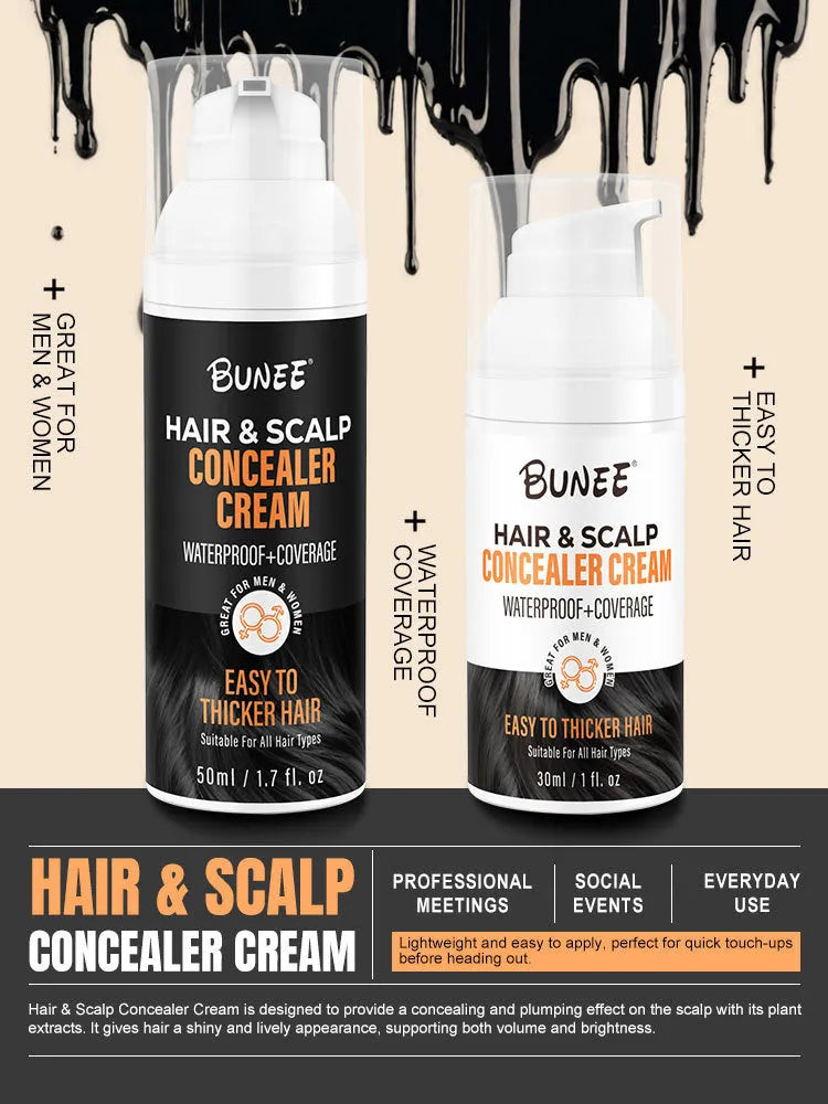 30ml scalp concealer pomade with applicator for natural hair thinning coverage