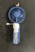 USB-powered plastic personal nozzle fan in choice of colours: apricot, blue, green, orange, pink.