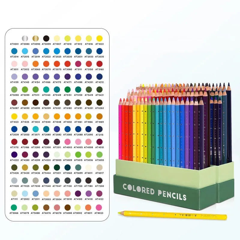 Boxed set of soft core colour pencils with basswood barrels, available in 72 or 126 colours.