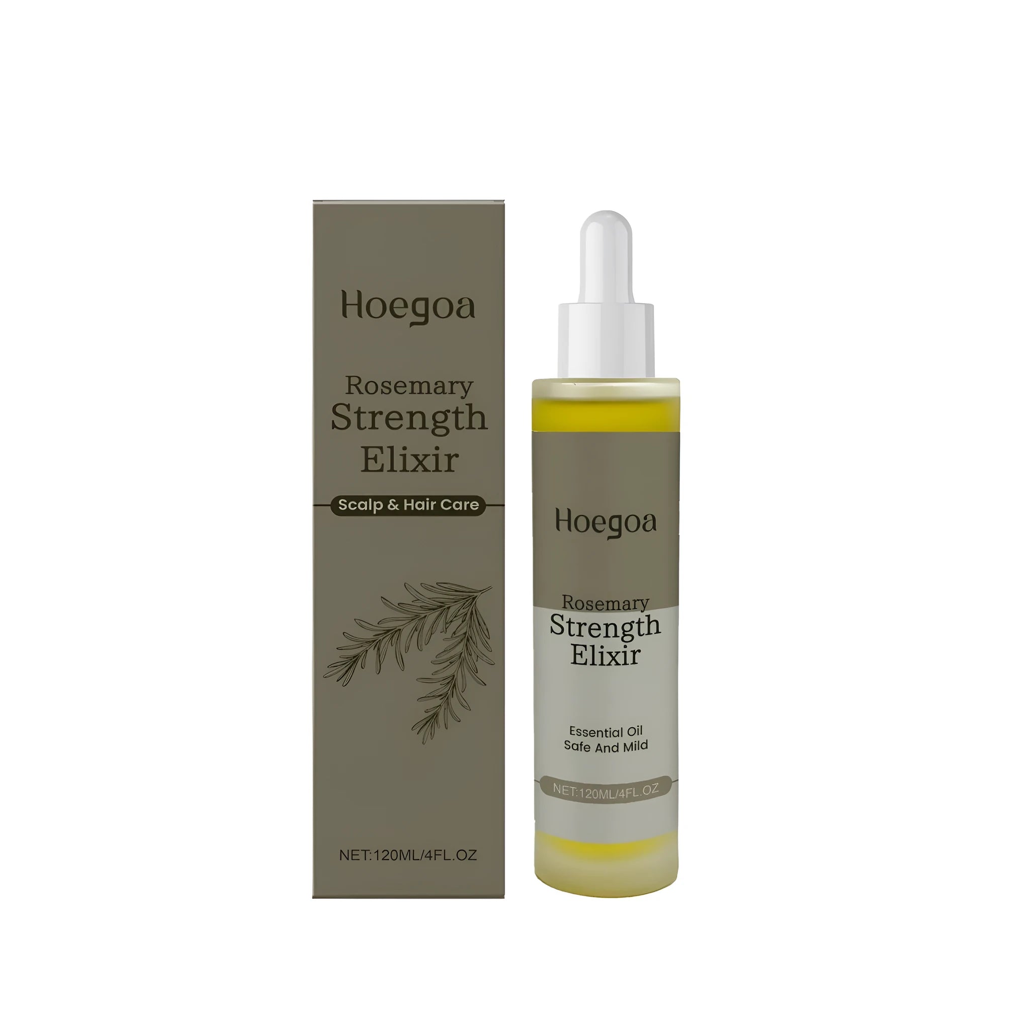 120ml Rosemary Hair Concentrate bottle with rosemary and ginger oil formula