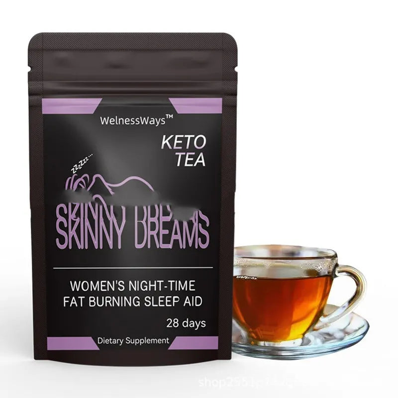28 Day Slim Flat Tummy Tea sachet for women herbal detox weight management tea bags