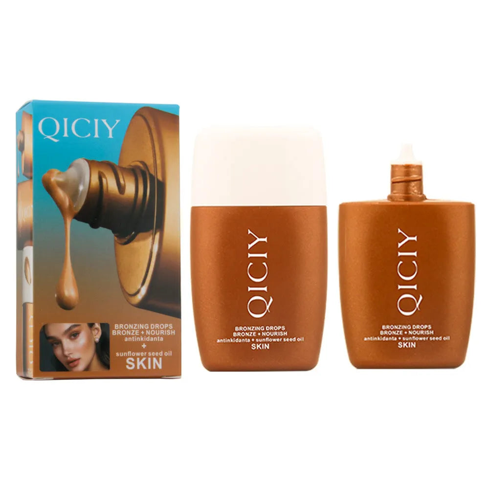 Face and body brightening contour liquid in bottle with four shade options No1 No2 No3 No4