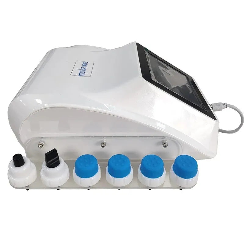 Electromagnetic extracorporeal shock wave physiotherapy instrument with remote control