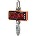 Orange electronic crane scale with digital display for 500kg capacity weighing