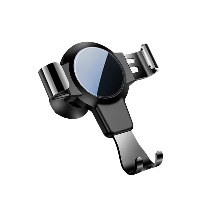 Black ABS mirror car air conditioning vent mount for mobile phone