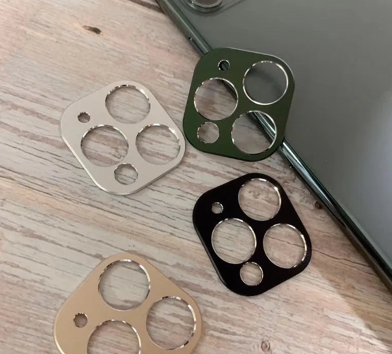 Metal lens protection ring for iPhone 11 and iPhone 11 Pro in various colour options