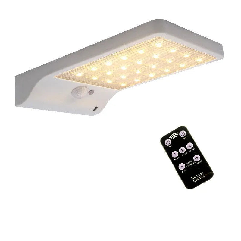 Outdoor waterproof solar lamp LED IP65 black for garden courtyard balcony use
