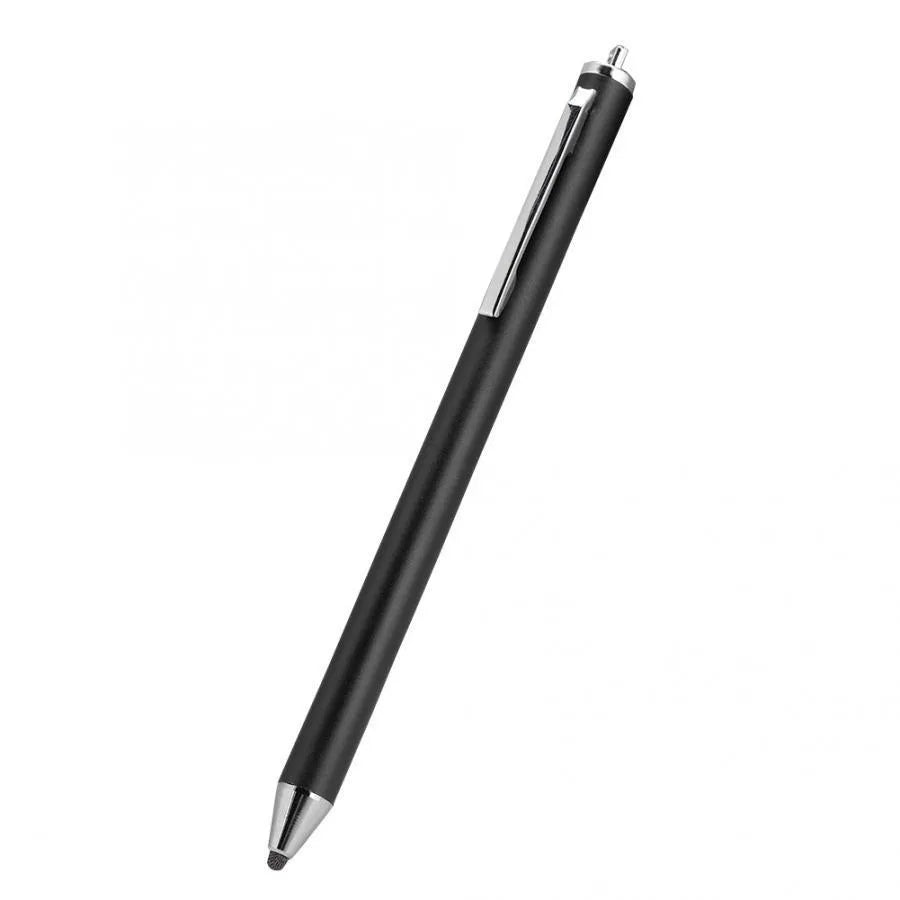 Metal barrel passive stylus pen with fine tip for touchscreen devices in seven colour options